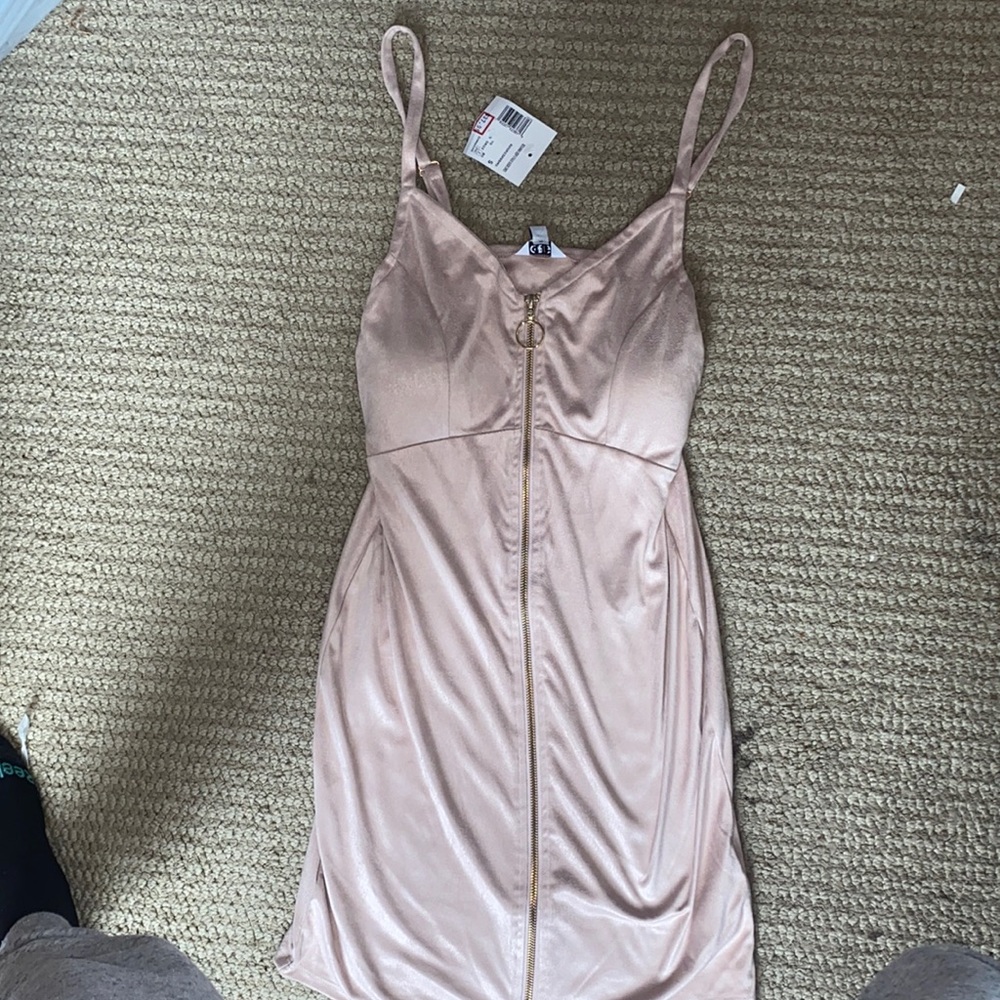Brand new suede mauve  G by GUESS dress with tags